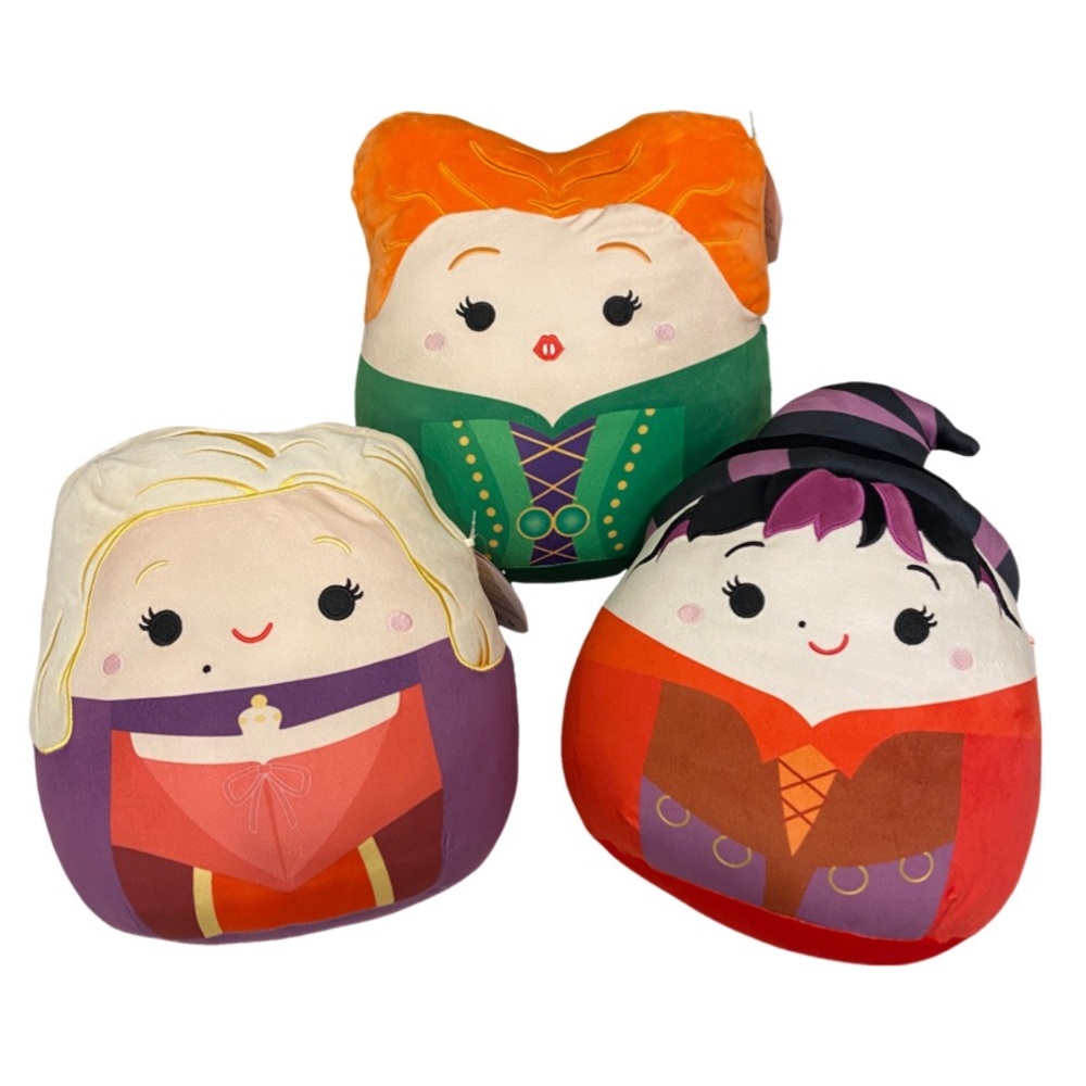 NWT Disney Hocus Pocus Sanderson Sisters 12” Halloween Squishmallows